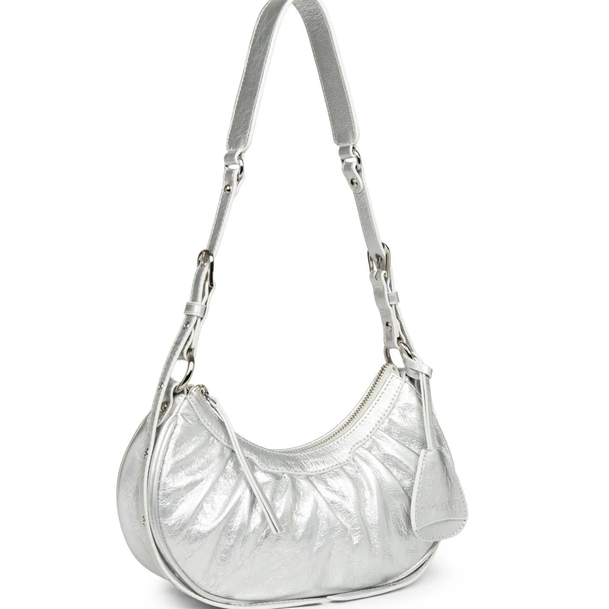 Lancaster Petit sac demi lune zippe Retro Chouchou*Femme Sacs Porté Épaule