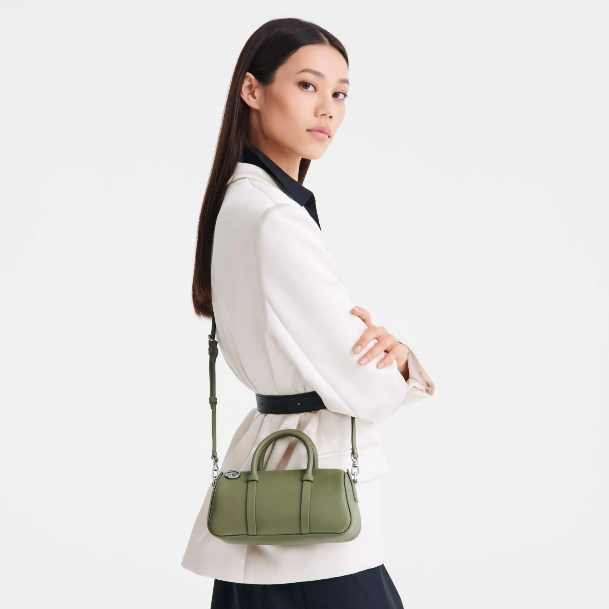 Longchamp Petit sac porte main S Daylong cuir*Femme Sacs À Main