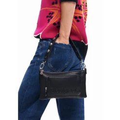 Desigual Petit sac portefeuille porte epaule Half Logo*Femme Sacs Porté Épaule