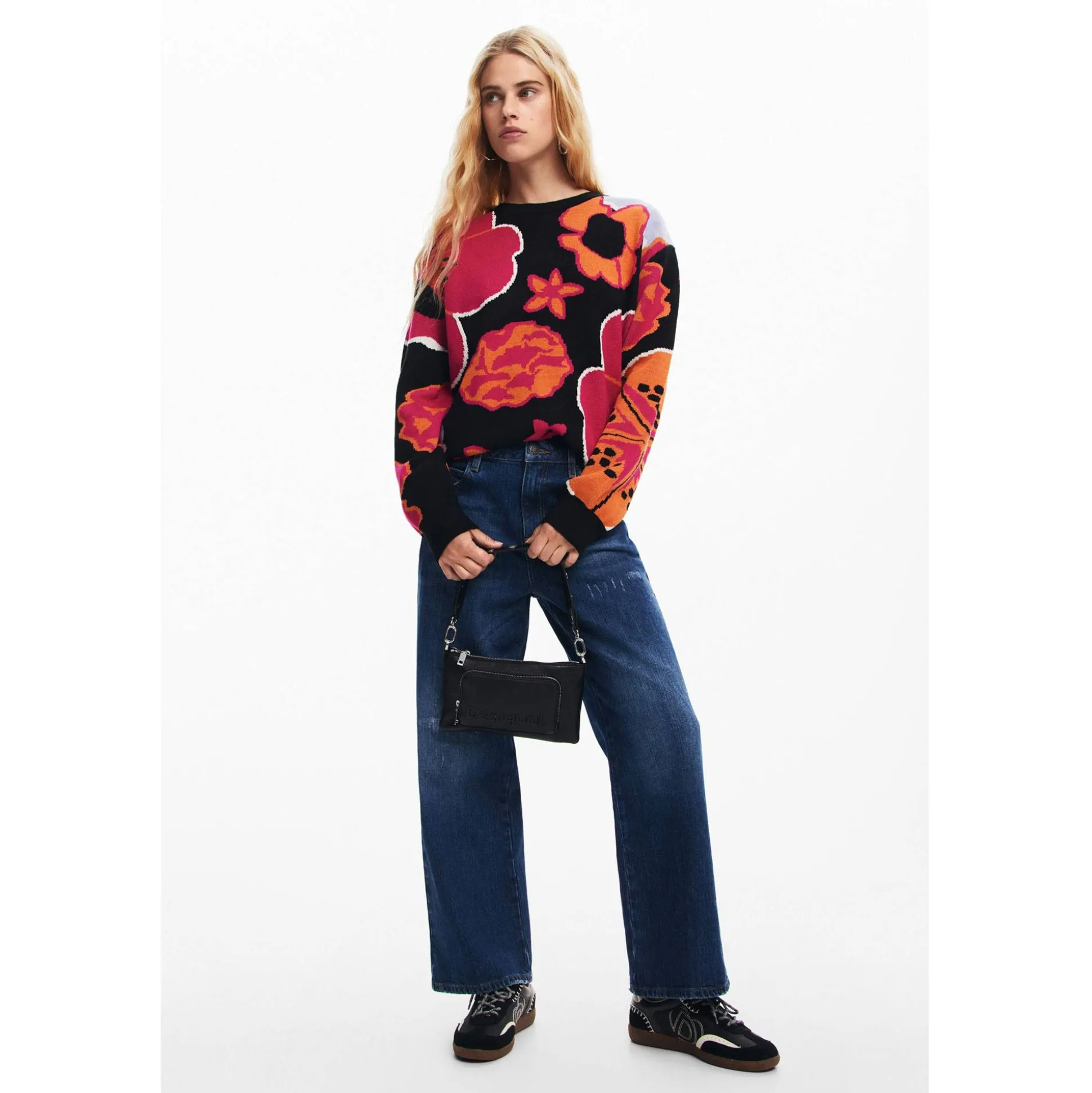Desigual Petit sac portefeuille porte epaule Half Logo*Femme Sacs Porté Épaule