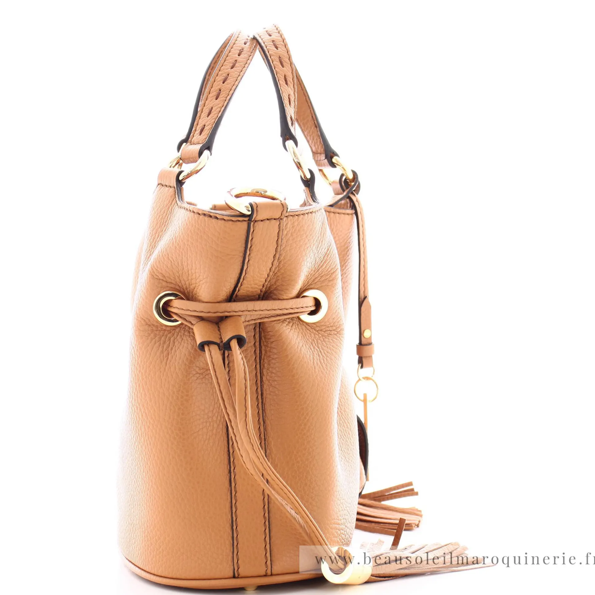 Lancel Petit sac seau cuir graine Premier Flirt*Femme Sacs Bandoulière