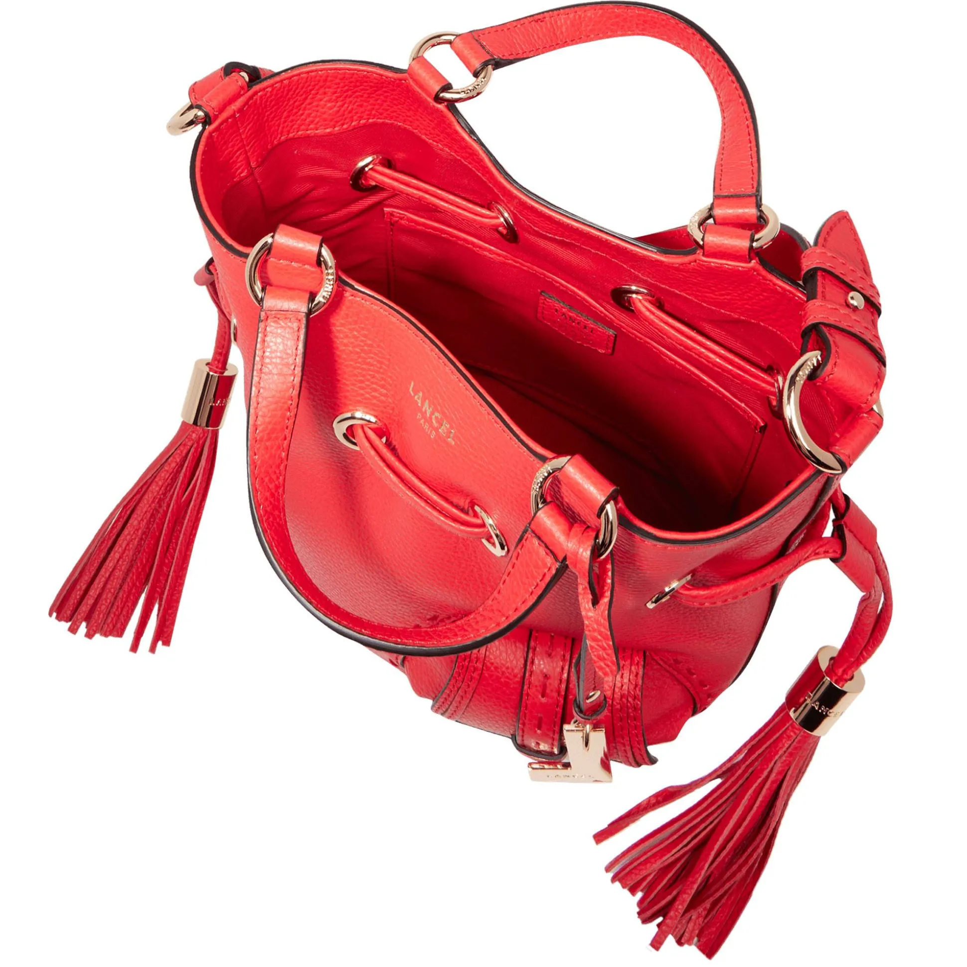 Lancel Petit sac seau cuir graine Premier Flirt*Femme Sacs Bandoulière