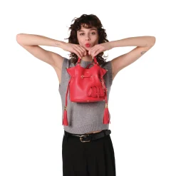 Lancel Petit sac seau cuir graine Premier Flirt*Femme Sacs Bandoulière