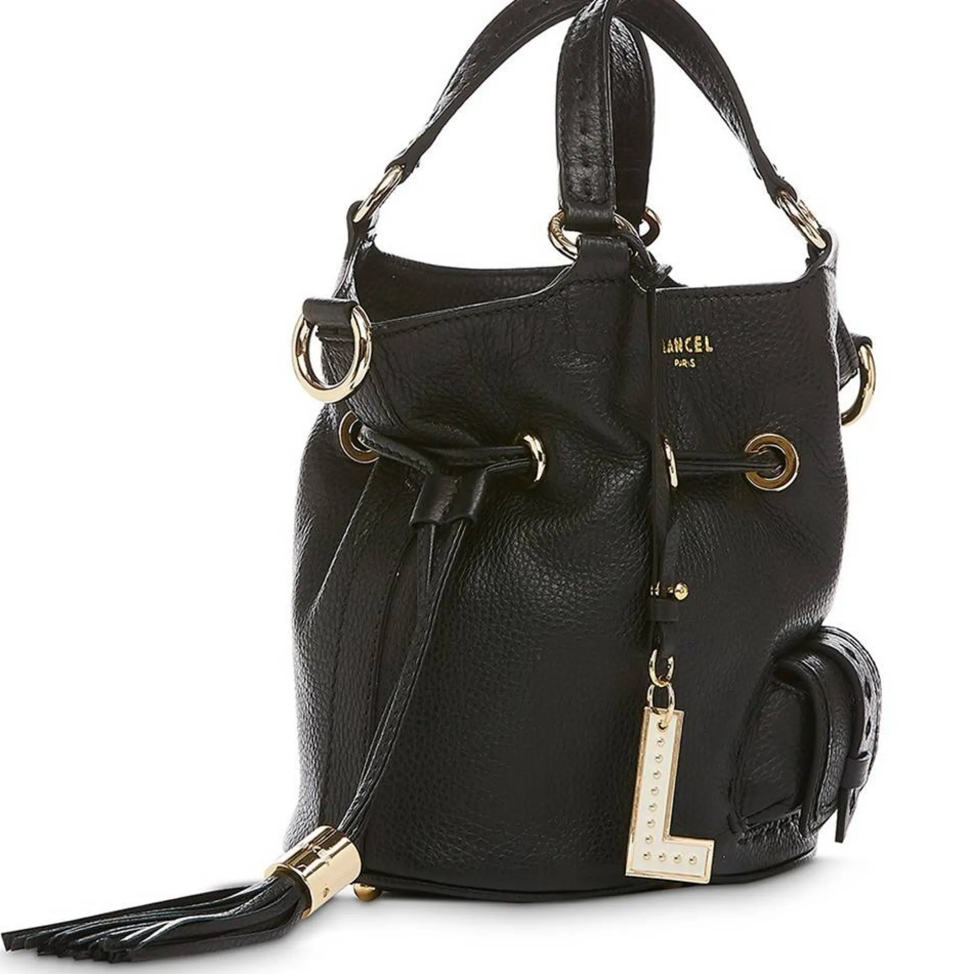 Lancel Petit sac seau cuir graine Premier Flirt*Femme Sacs Bandoulière