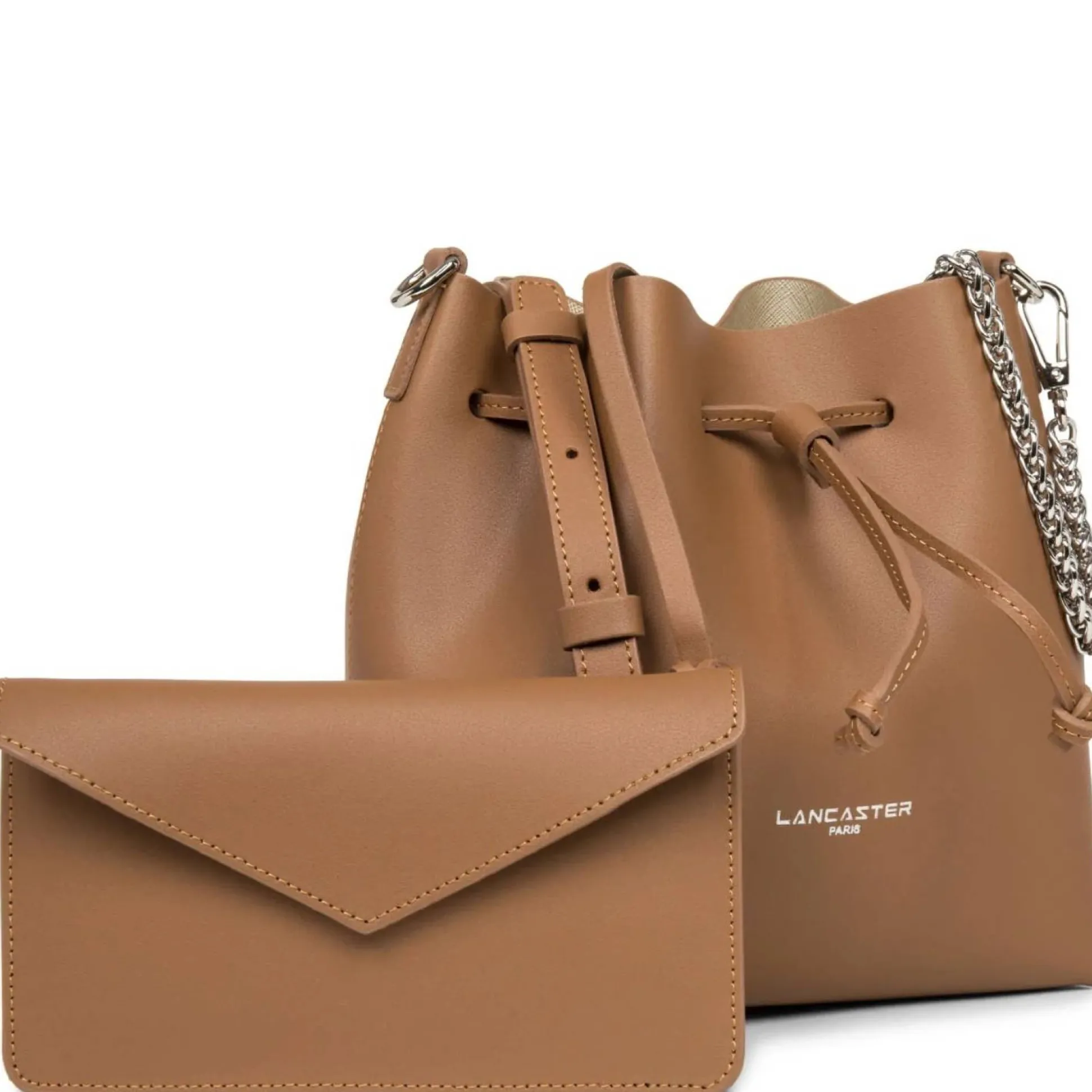 Lancaster Petit sac seau Pur & Element City Made in France*Femme Sacs Bandoulière