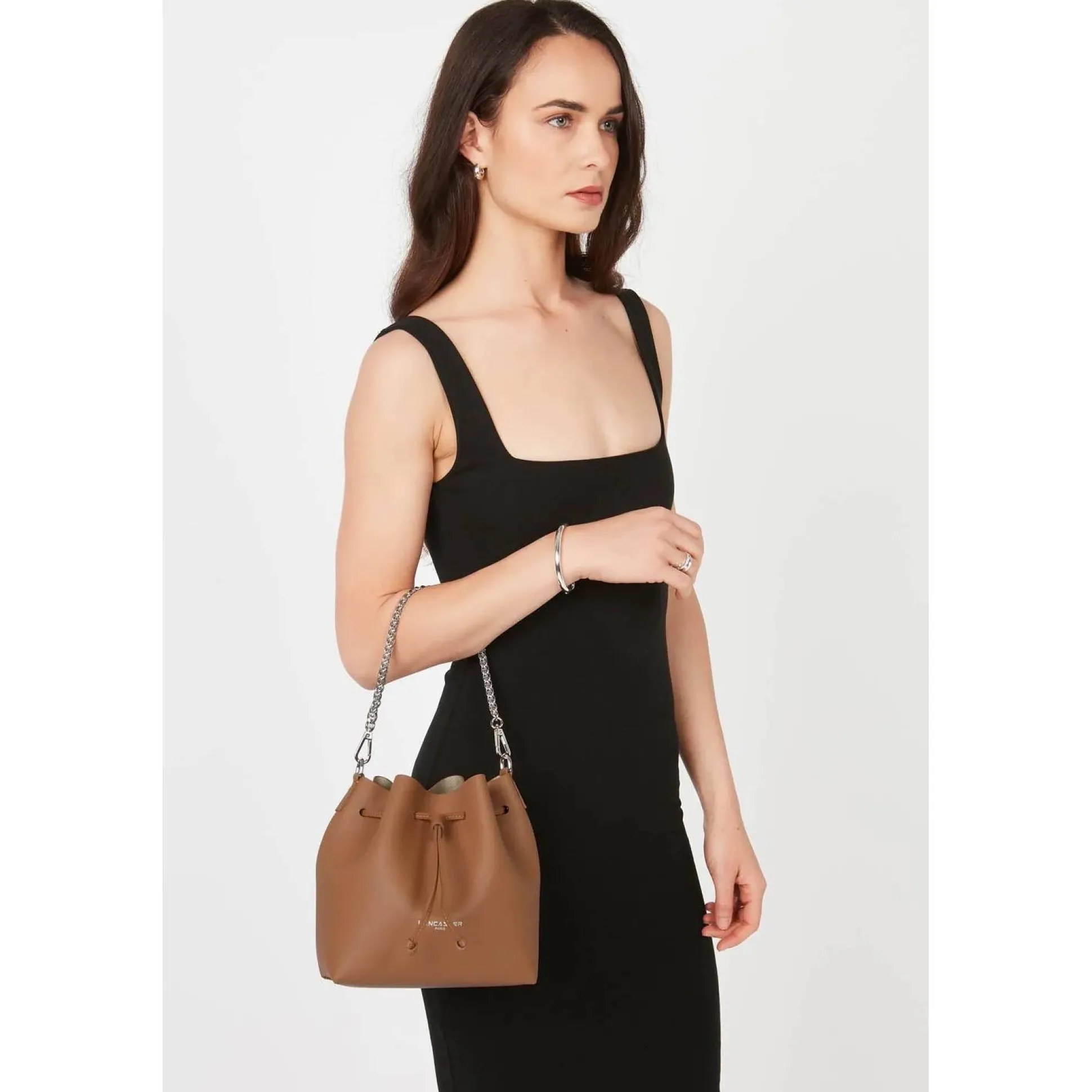 Lancaster Petit sac seau Pur & Element City Made in France*Femme Sacs Bandoulière
