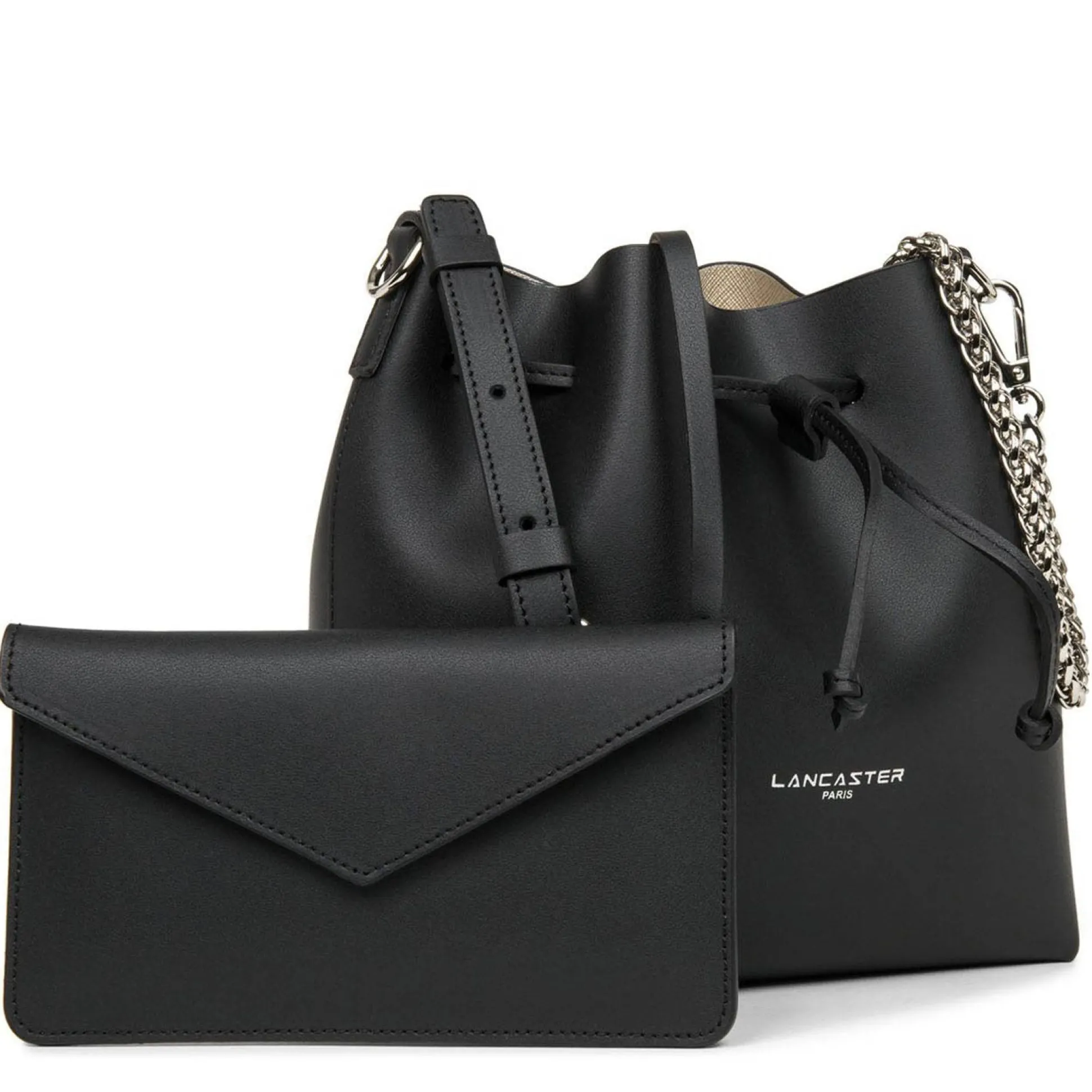 Lancaster Petit sac seau Pur & Element City Made in France*Femme Sacs Bandoulière
