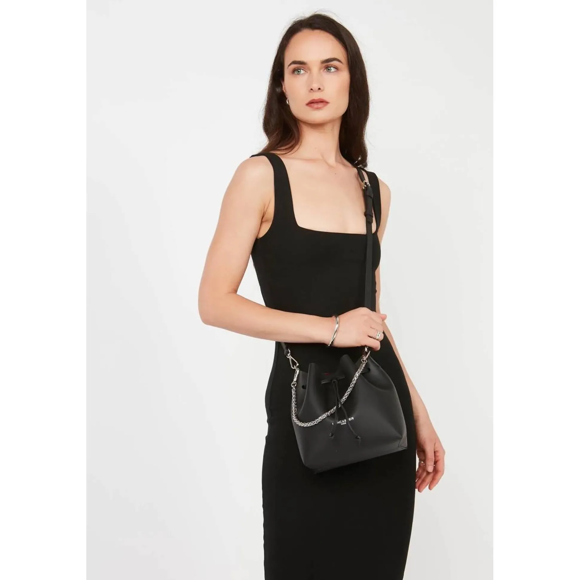 Lancaster Petit sac seau Pur & Element City Made in France*Femme Sacs Bandoulière
