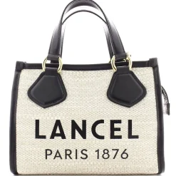 Lancel Petit sac Summer Tote S toile et cuir - Made in Italy*Femme Sacs Bandoulière|Sacs À Main