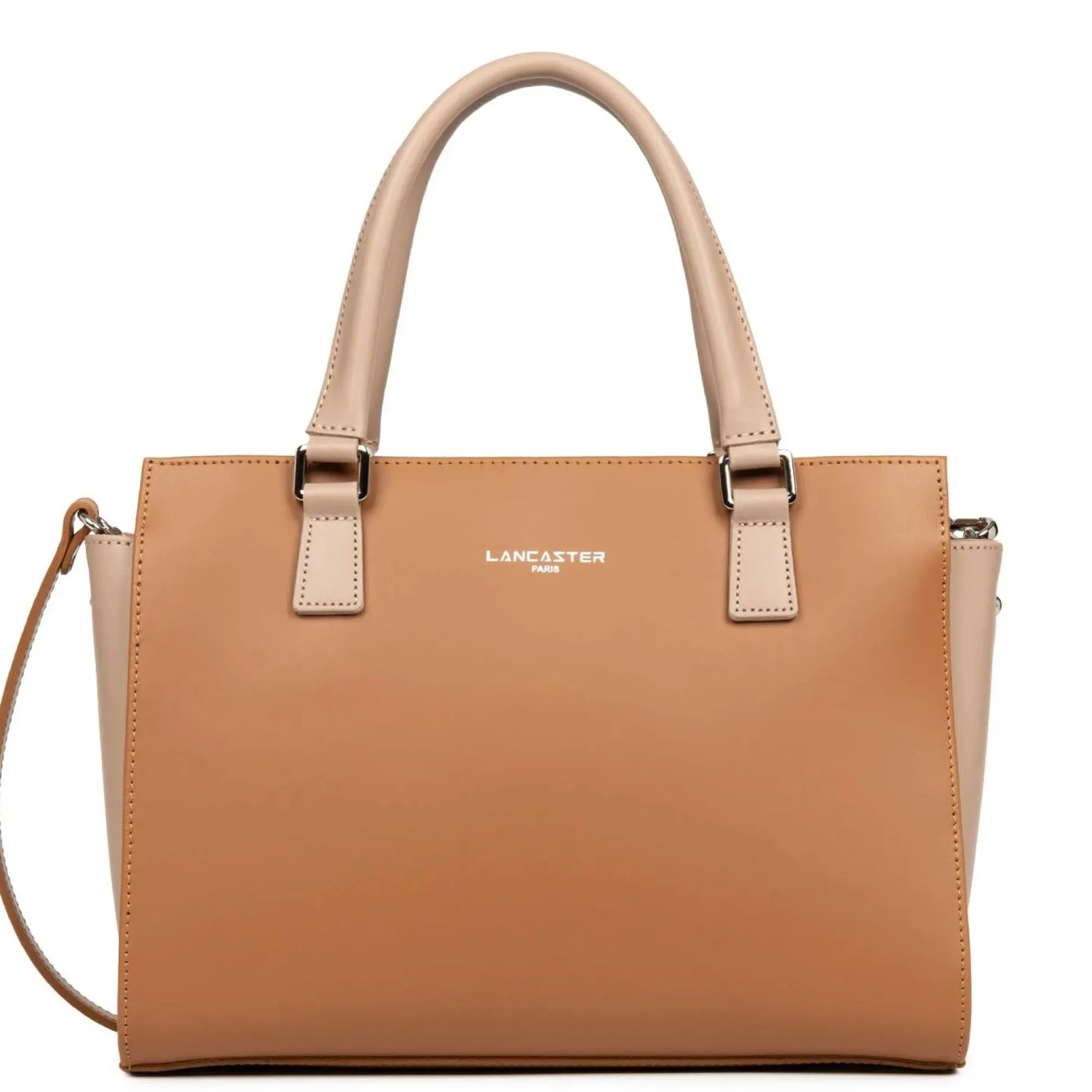 Lancaster Petit sac trapeze cuir lisse Smooth Fabrique en France*Femme Sacs À Main