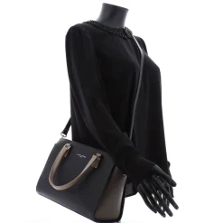 Lancaster Petit sac trapeze cuir lisse Smooth Fabrique en France*Femme Sacs À Main