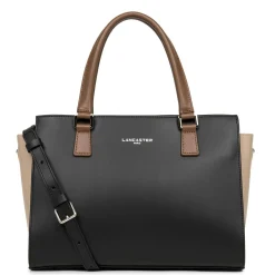Lancaster Petit sac trapeze cuir lisse Smooth Fabrique en France*Femme Sacs À Main