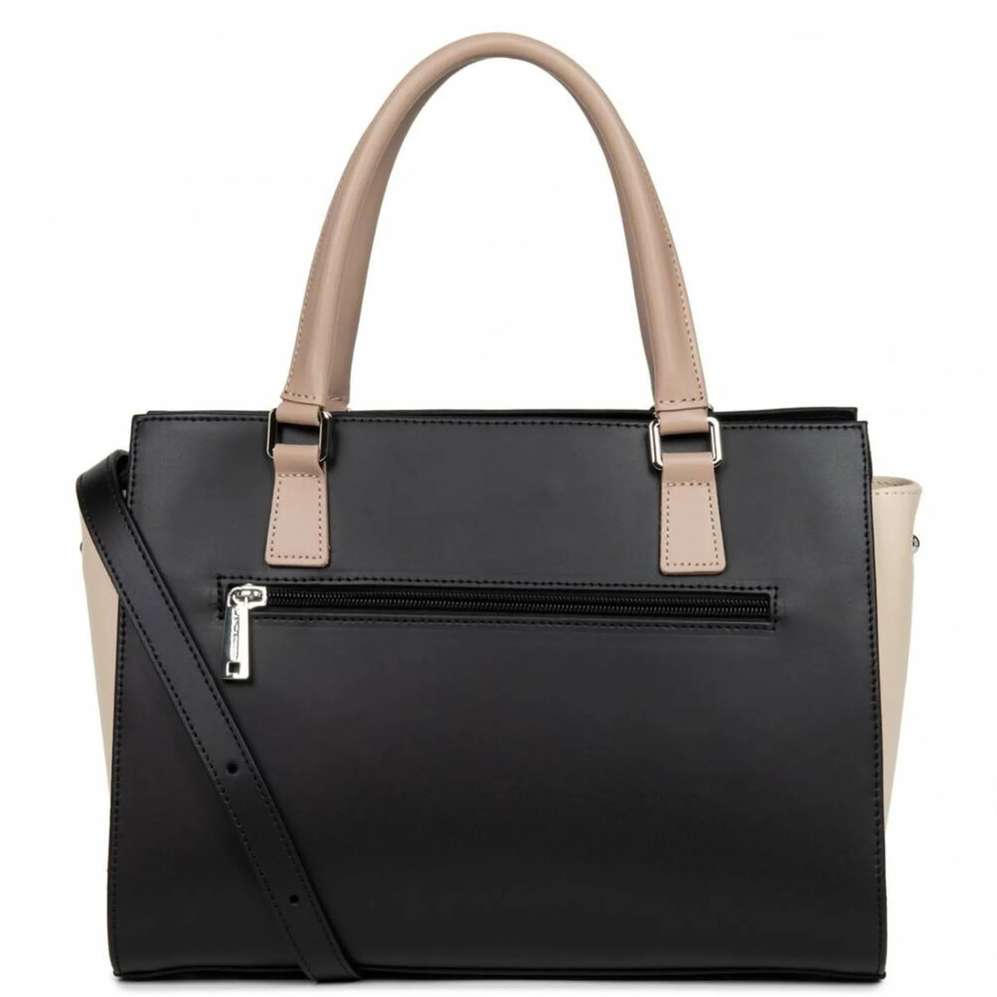 Lancaster Petit sac trapeze cuir lisse Smooth Fabrique en France*Femme Sacs À Main