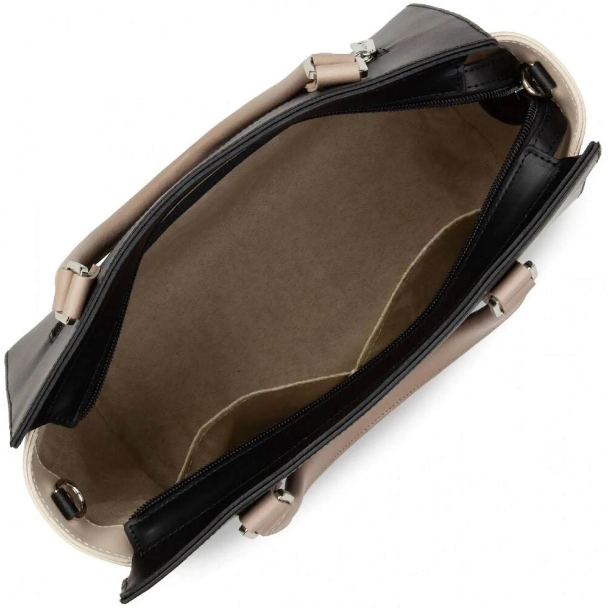 Lancaster Petit sac trapeze cuir lisse Smooth Fabrique en France*Femme Sacs À Main