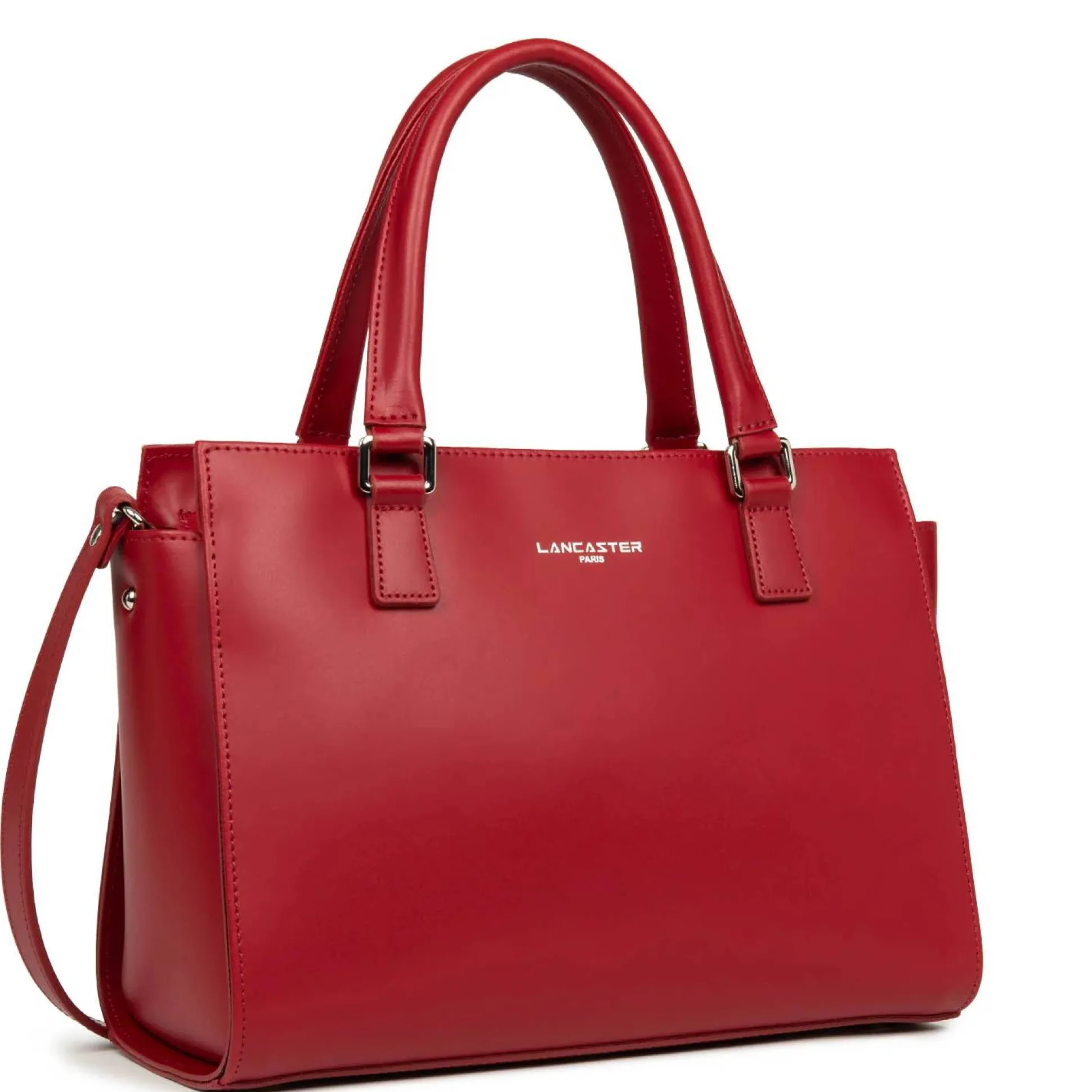 Lancaster Petit sac trapeze cuir lisse Smooth Fabrique en France*Femme Sacs À Main