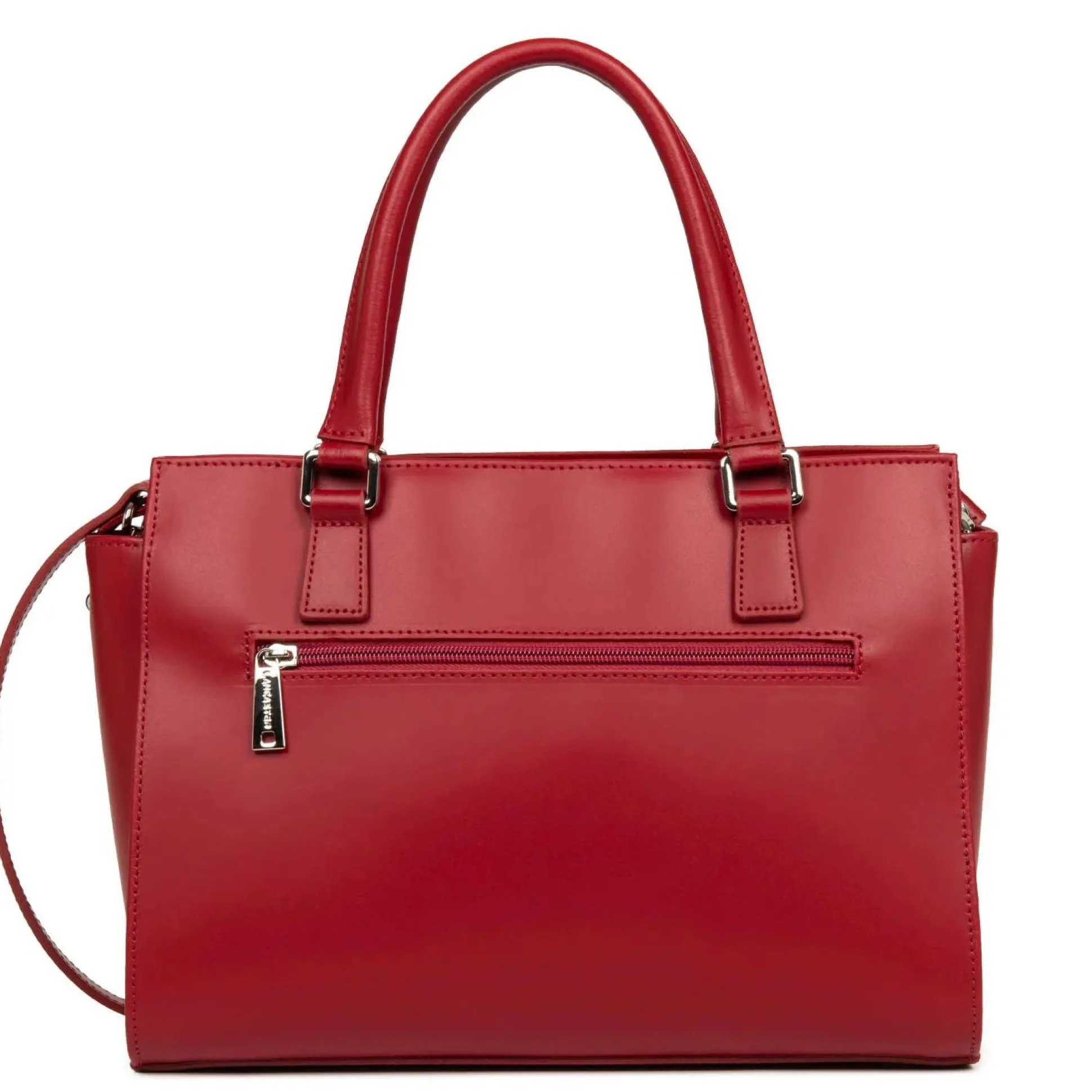 Lancaster Petit sac trapeze cuir lisse Smooth Fabrique en France*Femme Sacs À Main