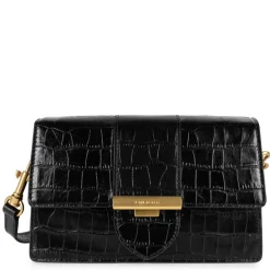 Lancaster Petit sac trotteur Exotic Ily facon croco*Femme Sacs Porté Épaule|Sacs Bandoulière