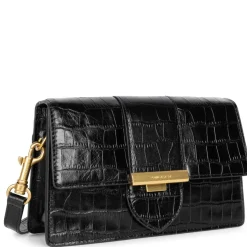 Lancaster Petit sac trotteur Exotic Ily facon croco*Femme Sacs Porté Épaule|Sacs Bandoulière
