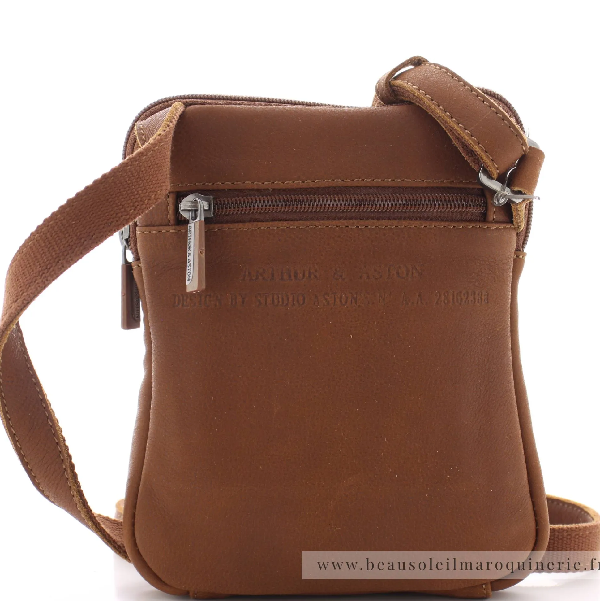 Arthur Aston Petite sacoche Oscar en cuir*Homme Petites Sacoches Homme