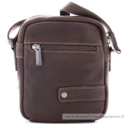 Arthur Aston Petite sacoche zippee Oscar en cuir*Homme Petites Sacoches Homme
