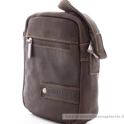 Arthur Aston Petite sacoche zippee Oscar en cuir*Homme Petites Sacoches Homme