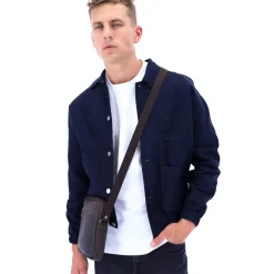 Les Ateliers Foures Pochette bandouliere Zephyr Baroudeur*Homme Petites Sacoches Homme