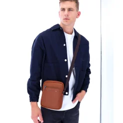 Les Ateliers Foures Pochette bandouliere Zephyr Baroudeur*Homme Petites Sacoches Homme