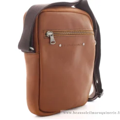 Les Ateliers Foures Pochette bandouliere Zephyr Baroudeur*Homme Petites Sacoches Homme
