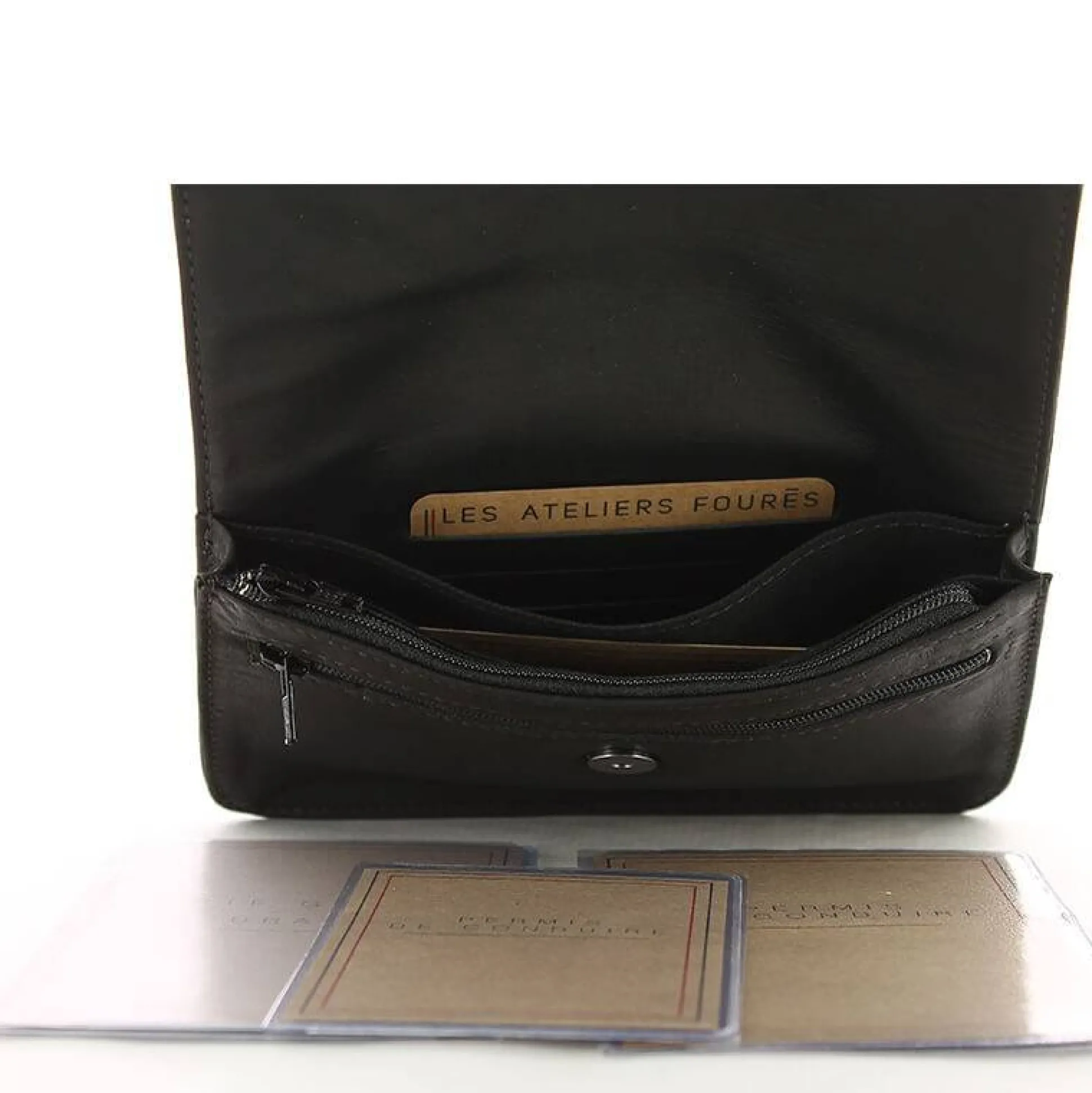 Les Ateliers Foures Pochette ceinture a rabat Minos Baroudeur*Homme Porte-Papiers|Porte-Monnaie Homme