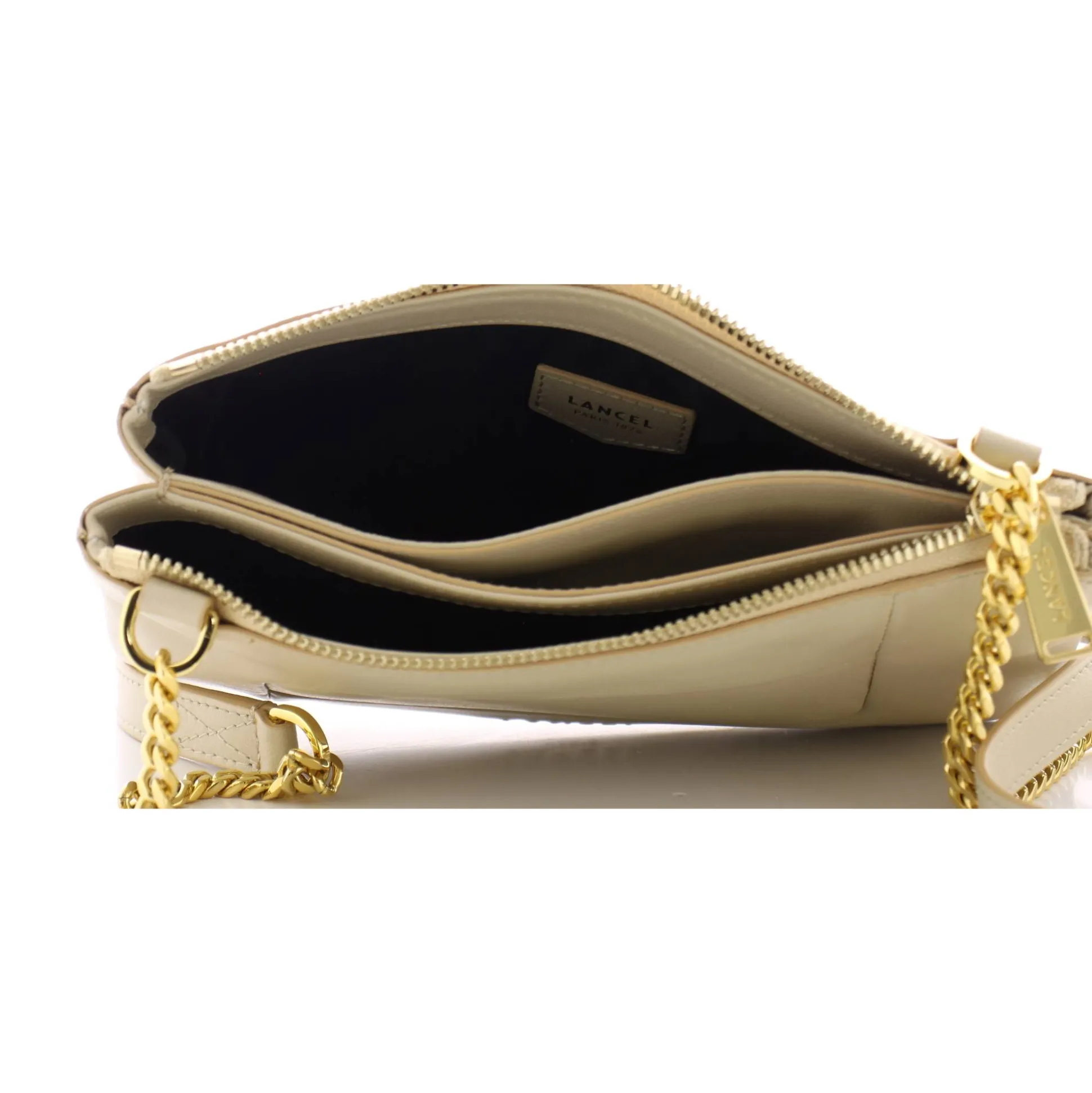 Lancel Pochette double Billie en cuir lisse souple*Femme Sacs Bandoulière