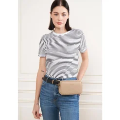 Lancaster Pochette double zippe Dune*Femme Sacs Bandoulière