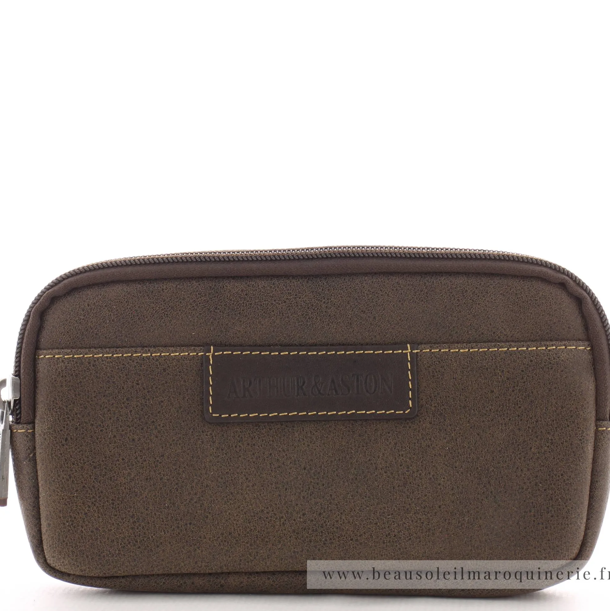 Arthur Aston Pochette en cuir avec passant ceinture*Homme Sacoches Homme|Sacs Banane