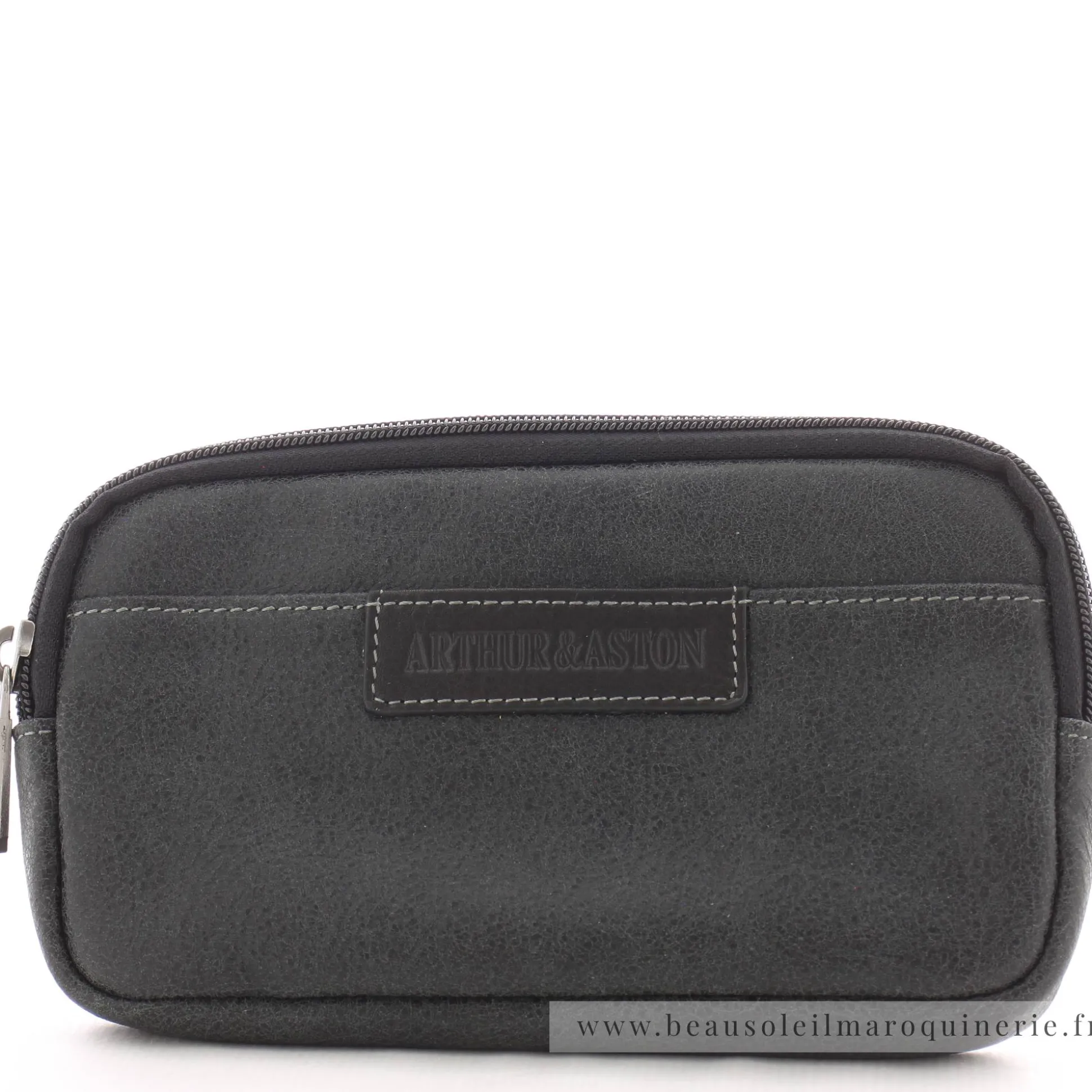 Arthur Aston Pochette en cuir avec passant ceinture*Homme Sacoches Homme|Sacs Banane