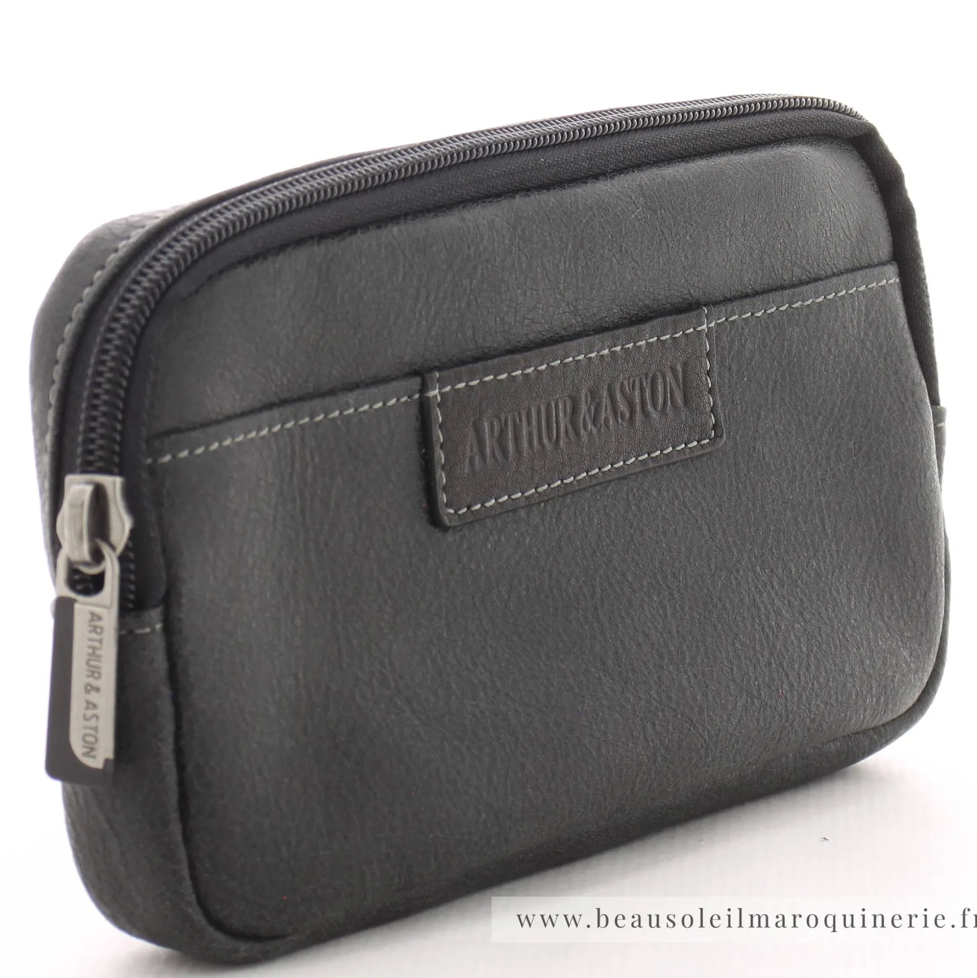 Arthur Aston Pochette en cuir avec passant ceinture*Homme Sacoches Homme|Sacs Banane