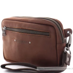 Les Ateliers Foures Pochette simple zip Ponos Baroudeur*Homme Petites Sacoches Homme