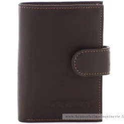 Arthur Aston Porte cartes a pression Louis mini cuir gras*Homme Porte-Cartes Homme