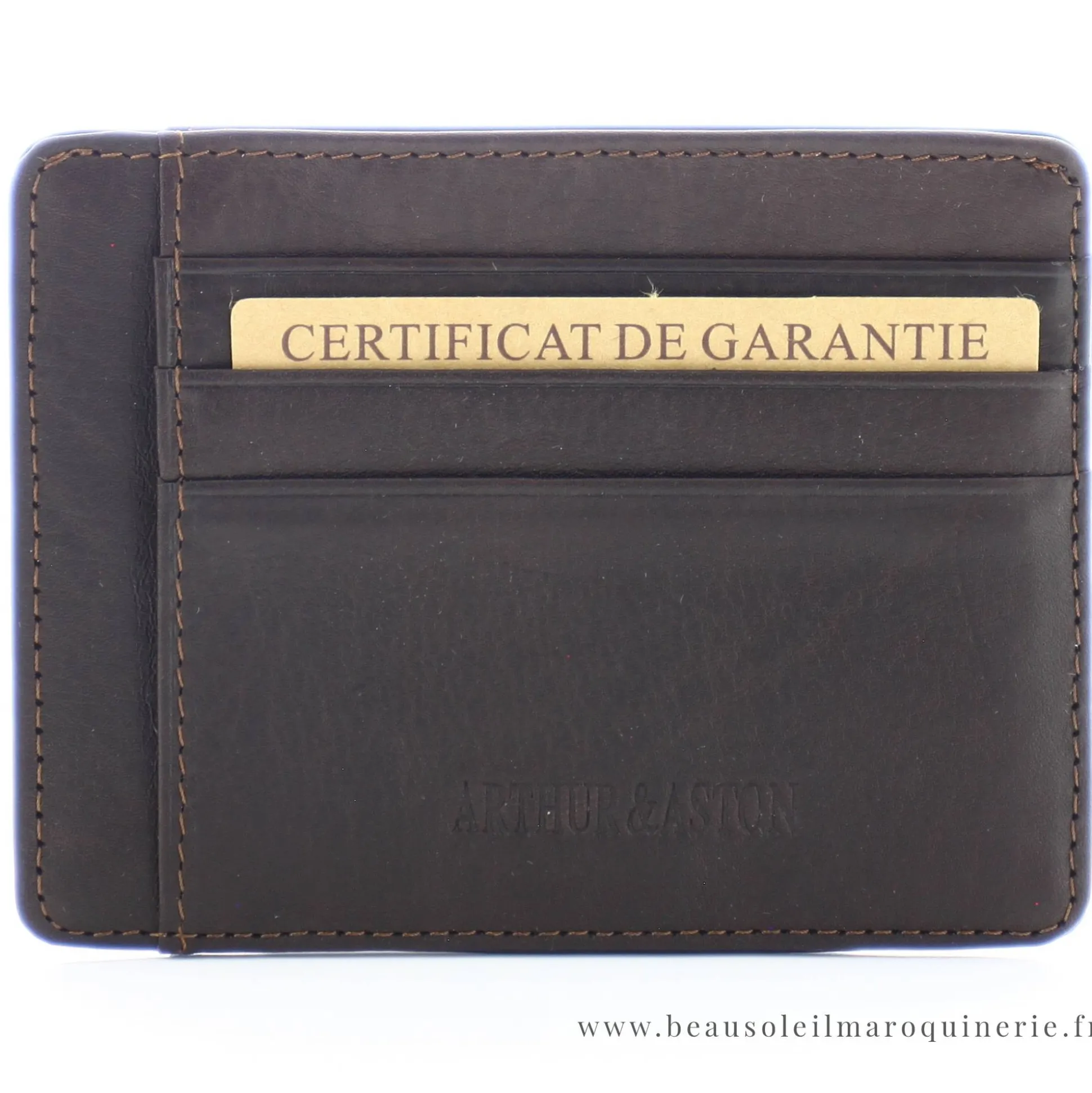 Arthur Aston Porte cartes en cuir de vachette Ligne 1589*Homme Porte-Cartes Homme