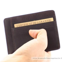 Arthur Aston Porte cartes en cuir de vachette Ligne 1589*Homme Porte-Cartes Homme