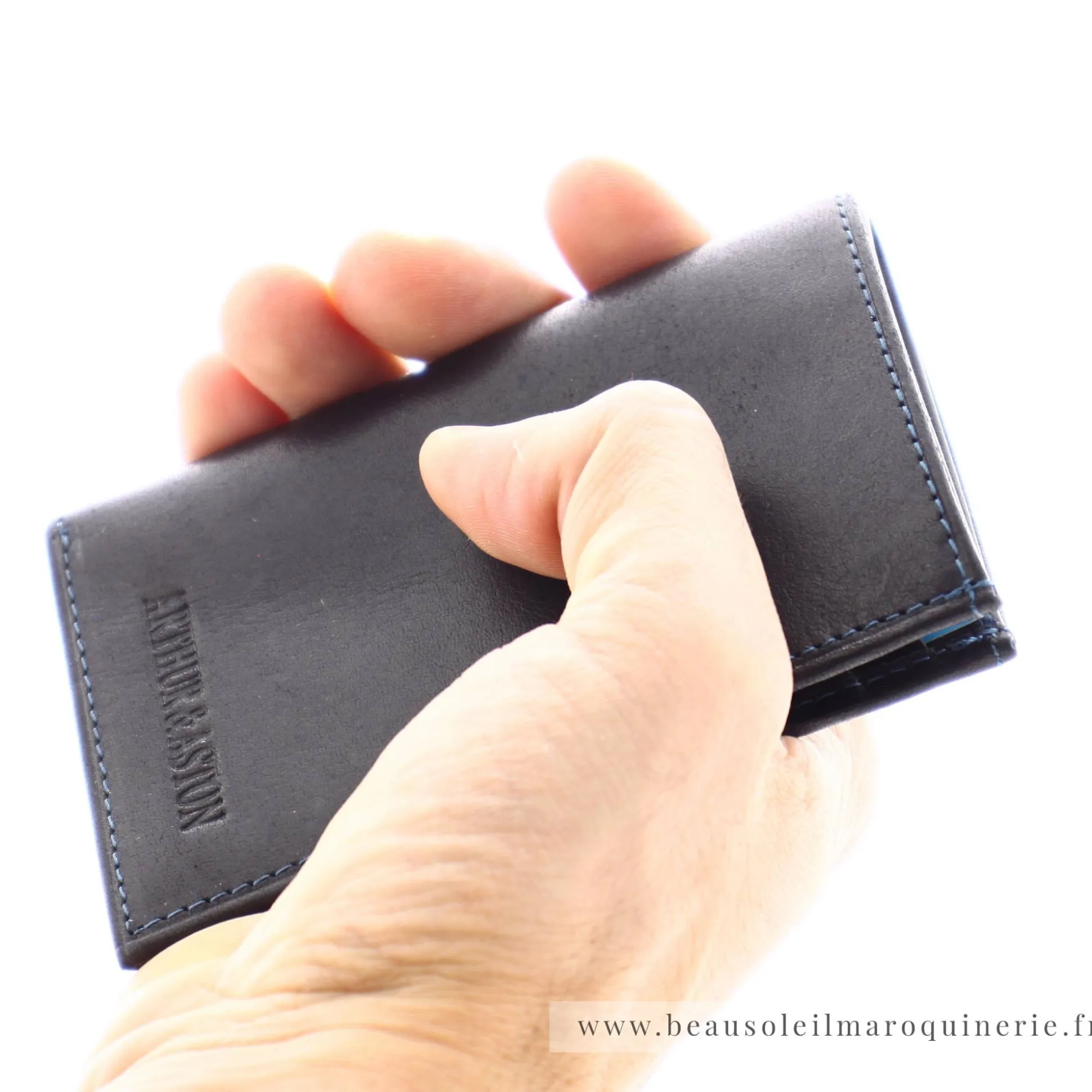Arthur Aston Porte cartes Pablo en cuir*Homme Porte-Cartes Homme