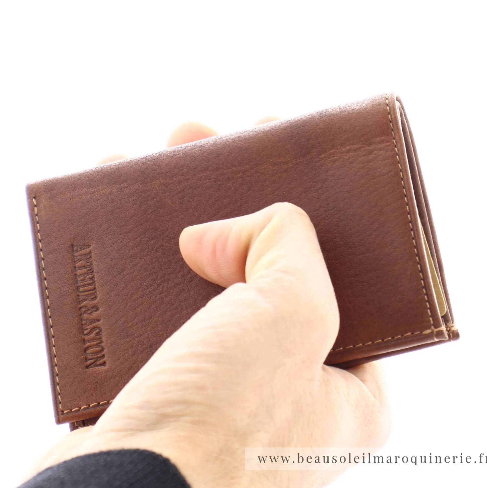 Arthur Aston Porte cartes Pablo en cuir*Homme Porte-Cartes Homme