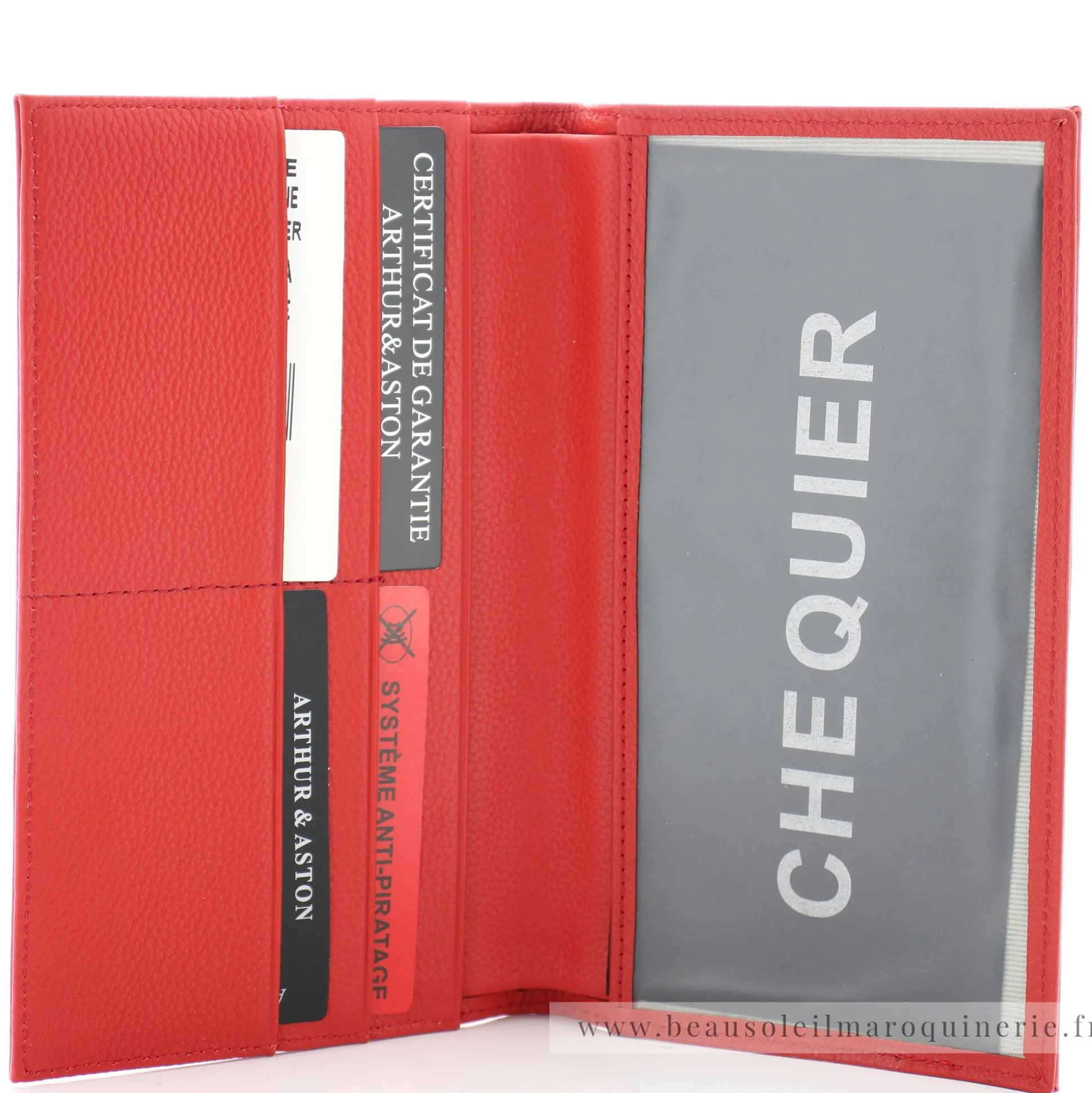 Arthur Aston Porte chequier femme Celia en cuir*Femme Porte-Chéquier Femme