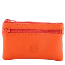 Frandi Porte monnaie en cuir de vachette Authentique*Femme Porte-Monnaie Femme
