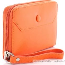 Arthur Aston Porte monnaie zippe Juliette en cuir*Femme Porte-Monnaie Femme