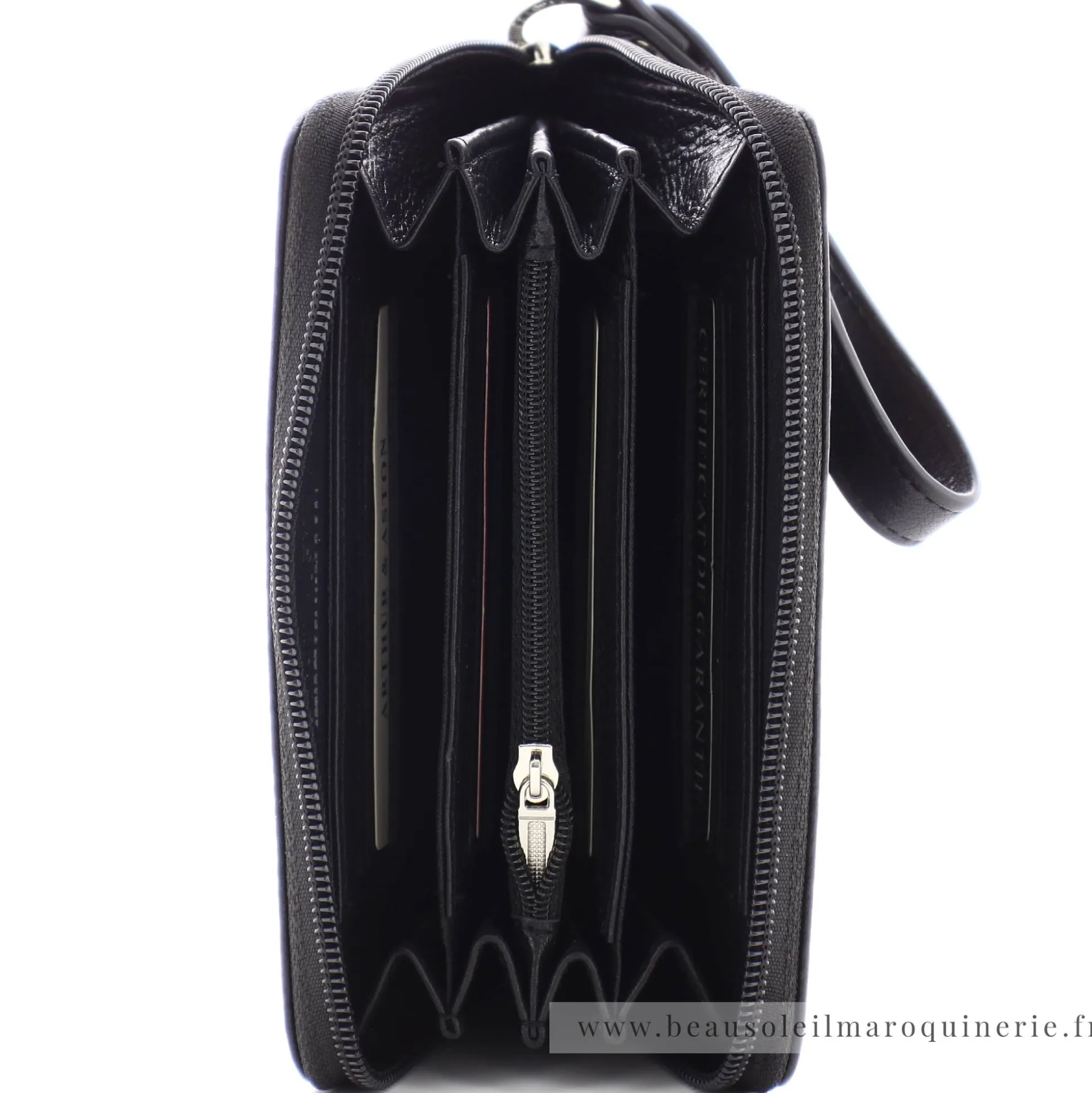 Arthur Aston Porte monnaie zippe Juliette en cuir*Femme Porte-Monnaie Femme