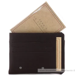 Les Ateliers Foures Porte papiers Centure zip au dos Baroudeur*Homme Porte-Papiers|Porte-Cartes Homme