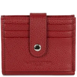 Lancaster Porte-cartes avec rabat a pression Foulonne PM*Femme Porte-Cartes Femme