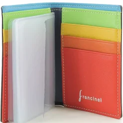 Francinel Porte-cartes Casual multicolore cuir 14 fentes*Femme Porte-Cartes Femme