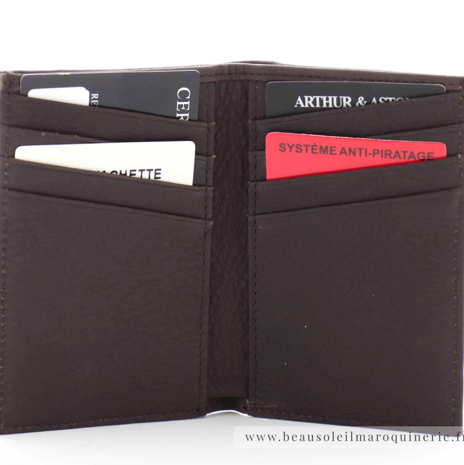 Arthur Aston Porte-cartes cuir pleine fleur Oscar*Homme Porte-Cartes Homme