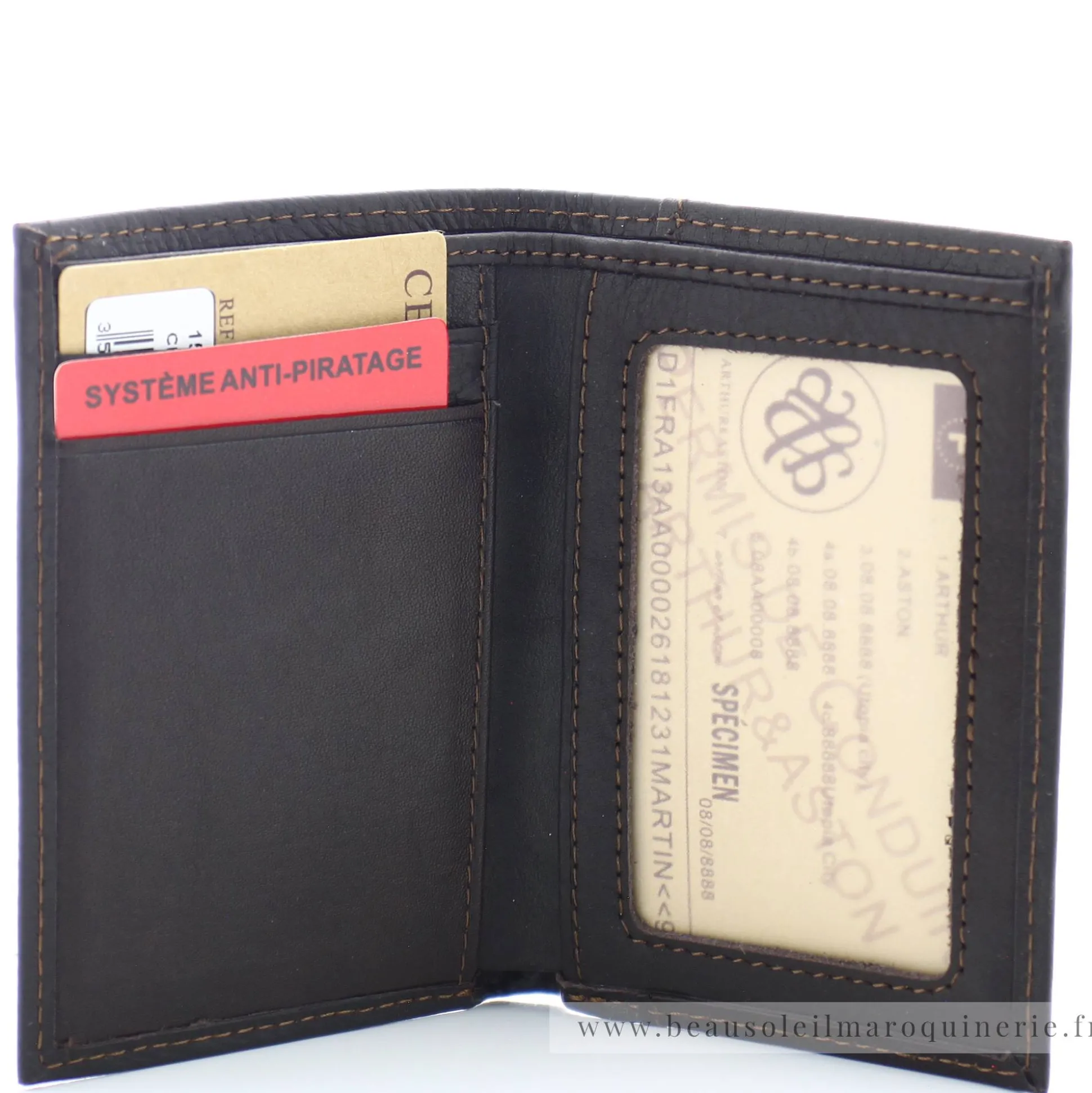 Arthur Aston Porte-cartes cuir plonge Pablo*Homme Porte-Cartes Homme