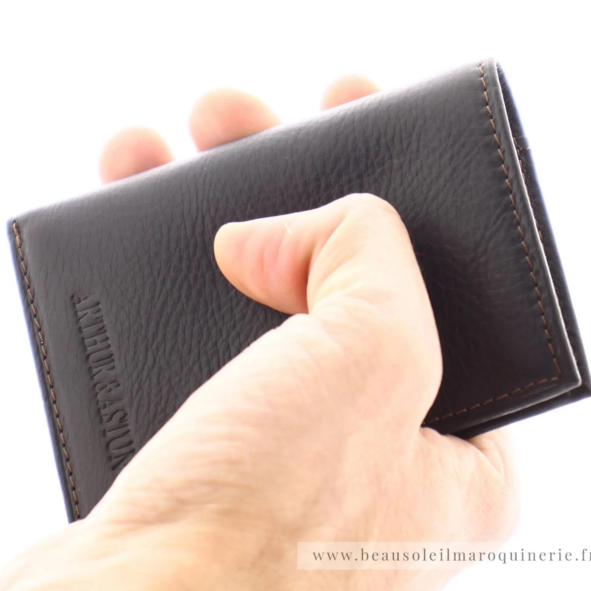 Arthur Aston Porte-cartes cuir plonge Pablo*Homme Porte-Cartes Homme
